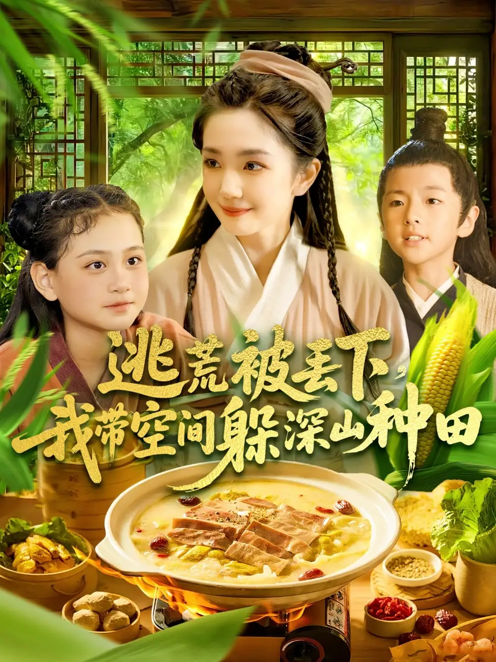 《逃荒被丢下我带空间躲深山种田（96集）乔舒婍&贾浩男》短剧全集免费在线看