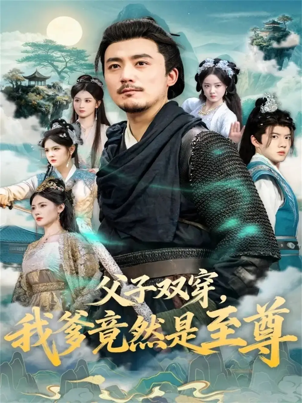 《父子双穿我爹竟然是至尊（72集）张聿凡＆缪佳汝》短剧全集免费在线看