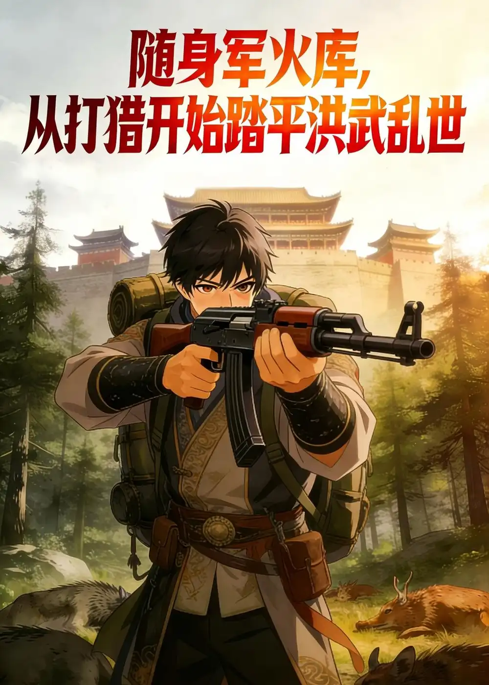 《随身军火库，从打猎开始踏平洪武乱世&随身军火库从打猎开始踏平洪武乱世（100集）动漫》短剧全集免费在线看