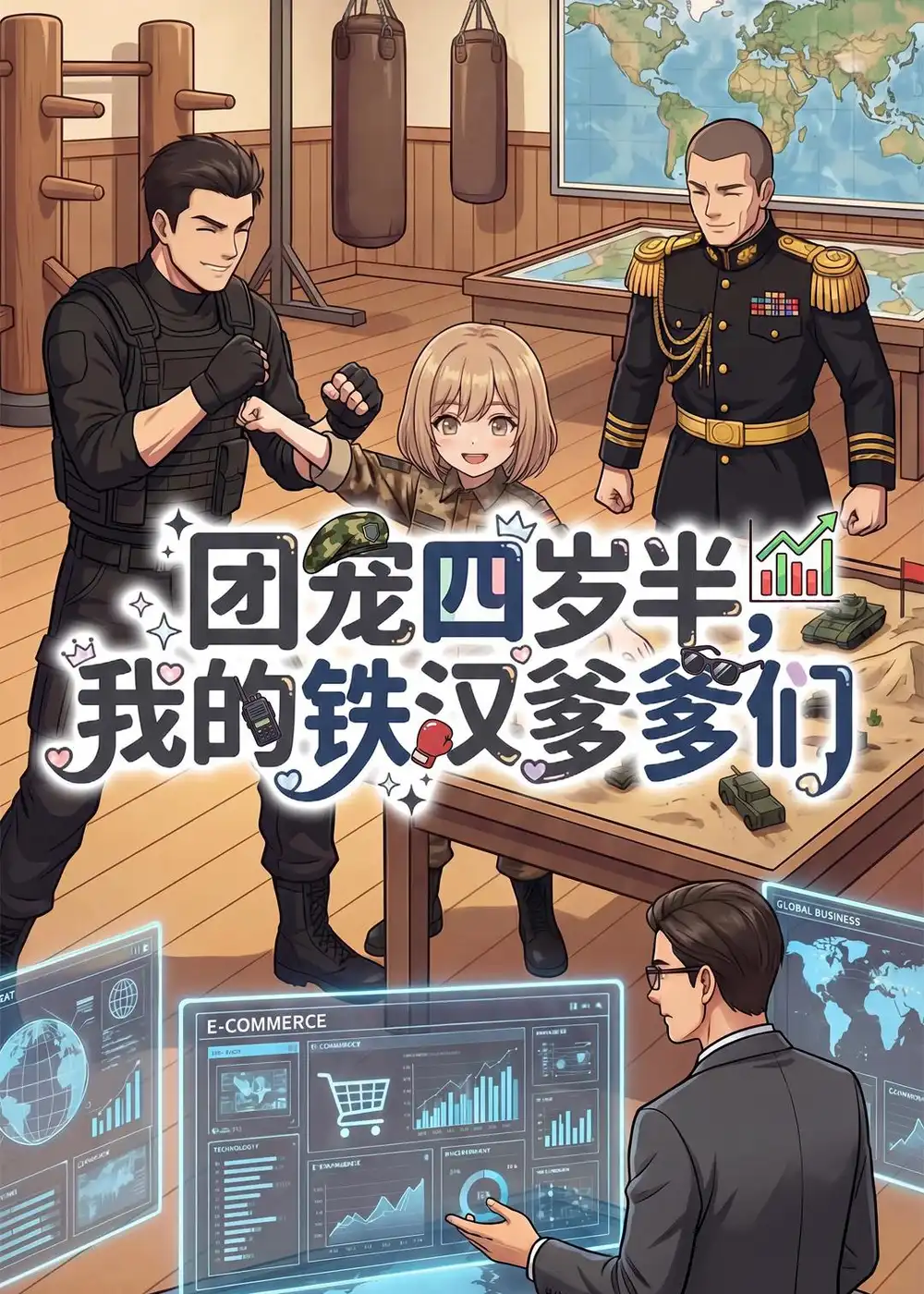 《团宠四岁半，我的铁汉爹爹们（70集）动漫》短剧全集免费在线看