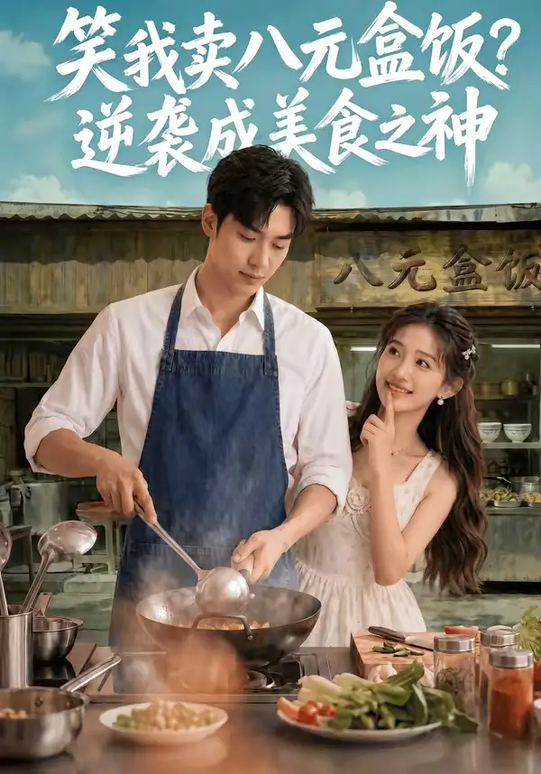 《笑我卖八元盒饭？逆袭成美食之神（56集）Ai短剧》短剧全集免费在线看