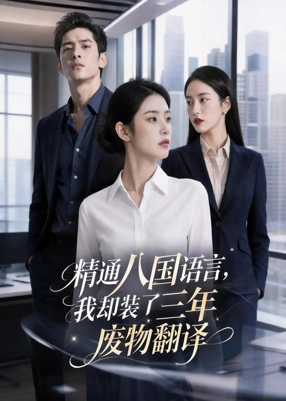 《精通八国语言我却装了三年废物翻译(43集)Ai短剧》短剧全集免费在线看
