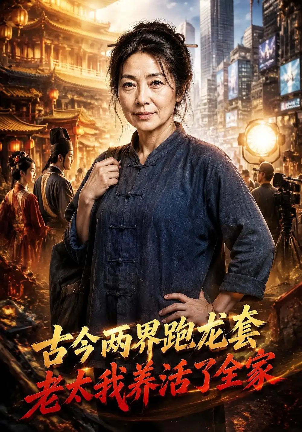 《古今两界跑龙套老太我养活了全家（118集）Ai短剧》短剧全集免费在线看