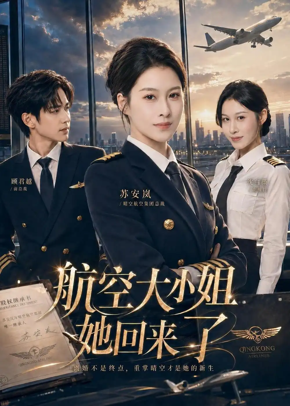 《航空大小姐她回来了（60集）夏天琪＆戴睿》短剧全集免费在线看