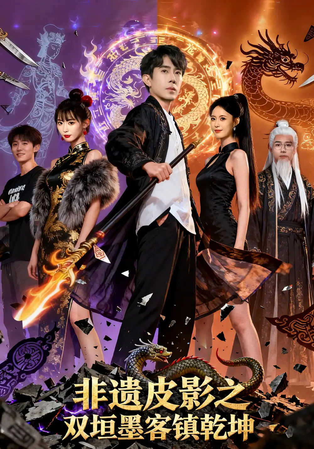 《非遗皮影之双垣墨客镇乾坤（76集）郭士博&黄歆禾》短剧全集免费在线看