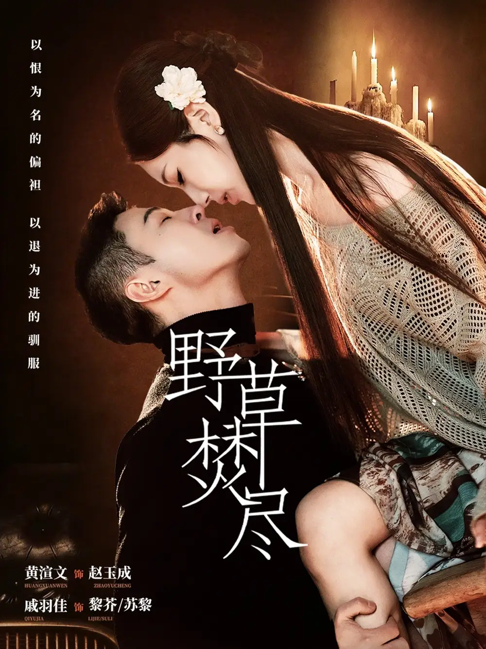 《野草焚尽（74集）黄渲文＆戚羽佳》短剧全集免费在线看