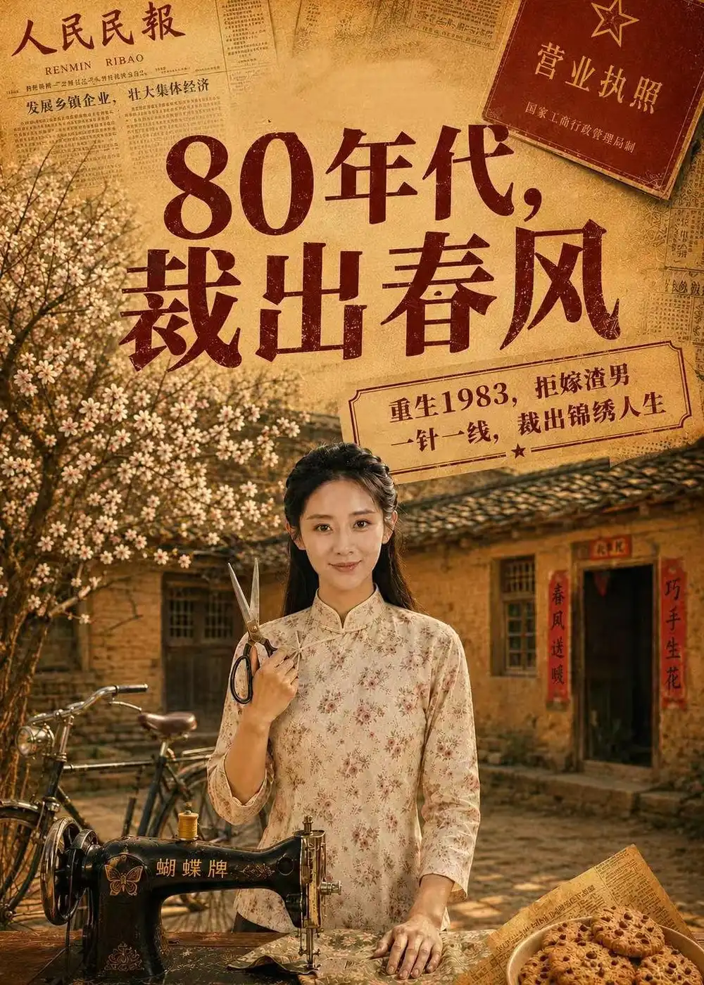 《80年代裁出春风（30集）Ai短剧》短剧全集免费在线看