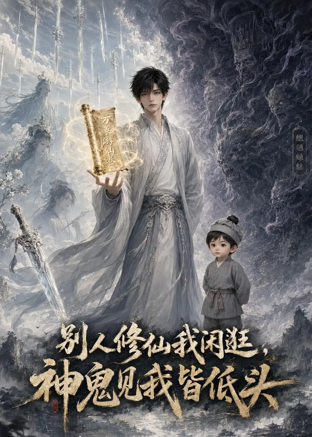 《别人修仙我闲逛神鬼见我皆低头（30集）AI短剧》短剧全集免费在线看