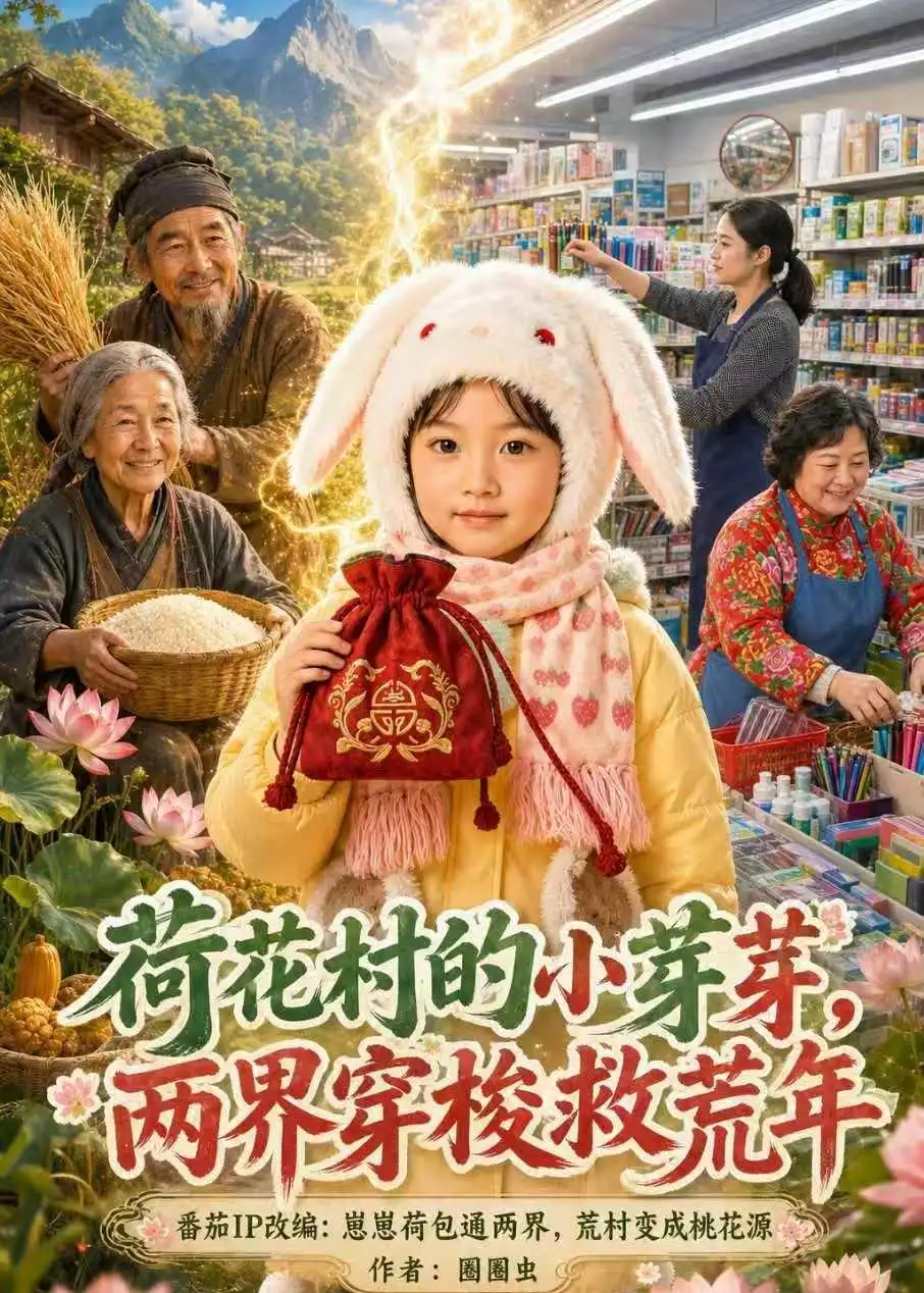 《荷花村的小芽芽，两界穿梭救荒年&荷花村的小芽芽两界穿梭救荒年（60集）AI短剧 (2026)》短剧全集免费在线看