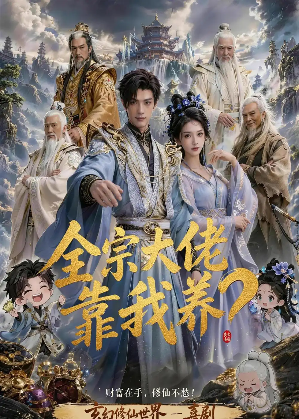 《全宗大佬靠我养？（75集）AI短剧 (2026)》短剧全集免费在线看