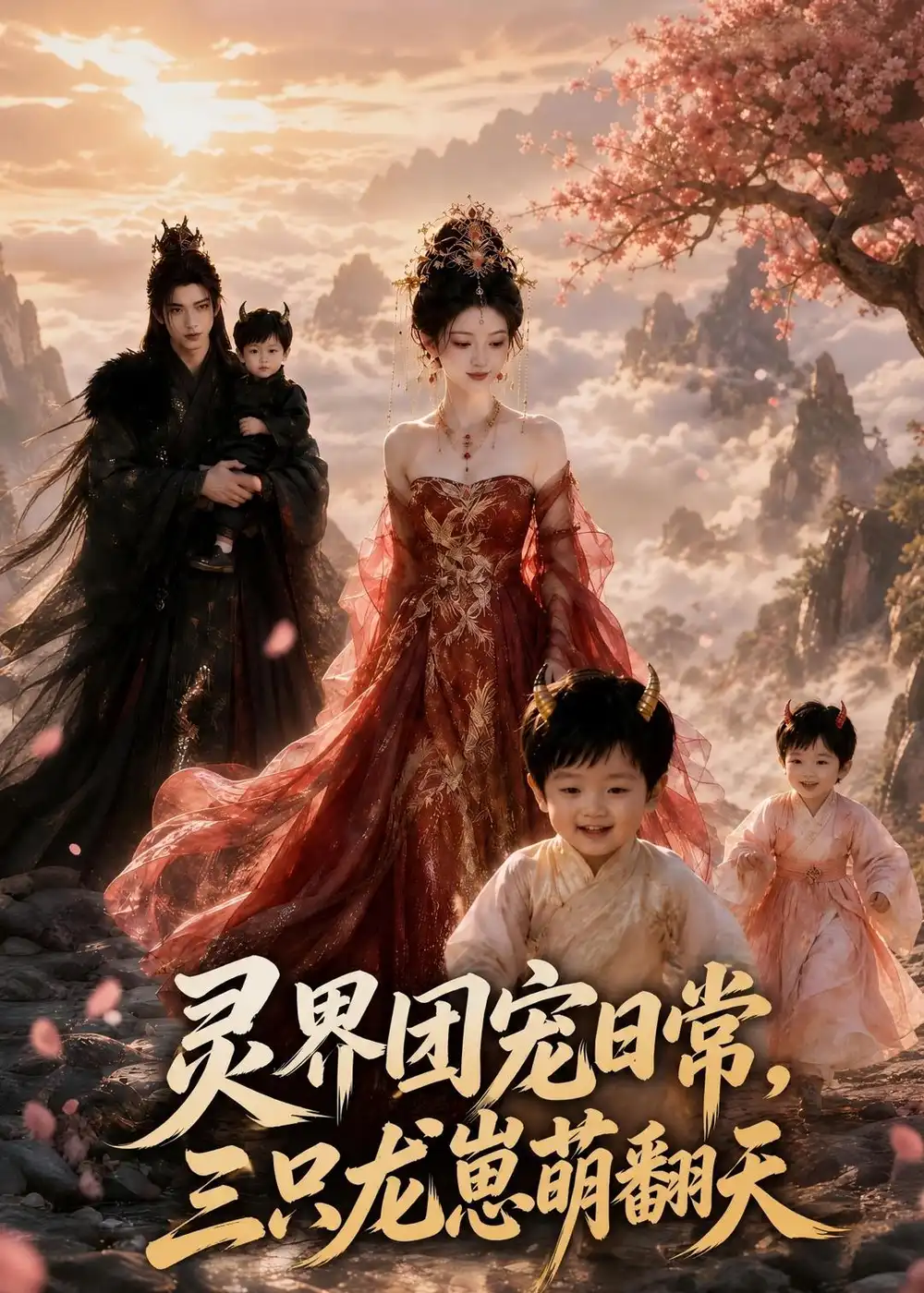 《灵界团宠日常三只龙崽萌翻天（76集）AI短剧》短剧全集免费在线看