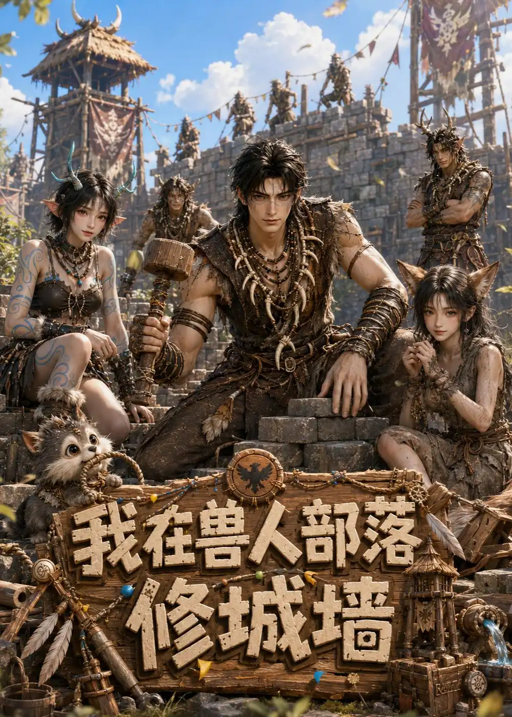 《我在兽人部落修城墙（43集）动漫》短剧全集免费在线看