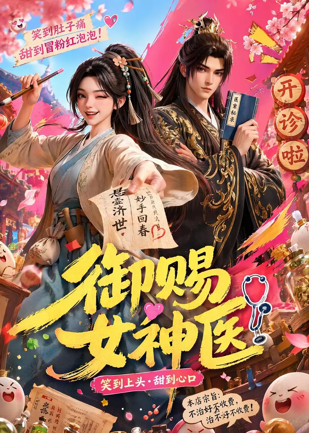 《御赐女神医（74集）AI短剧 (2026)》短剧全集免费在线看