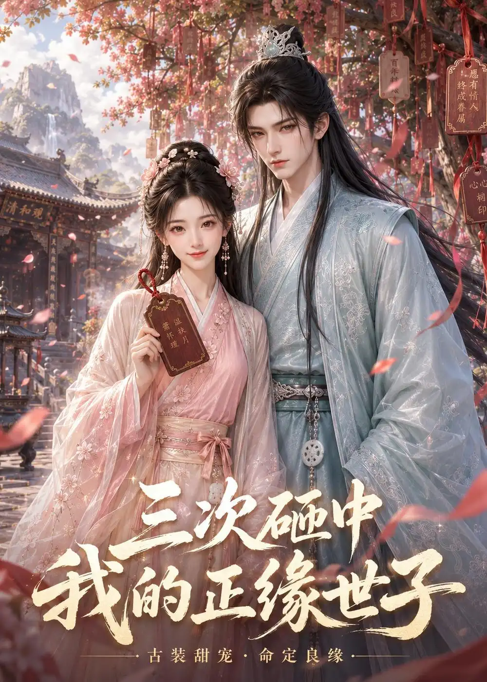 《三次砸中我的正缘世子（26集）AI短剧 (2026)》短剧全集免费在线看