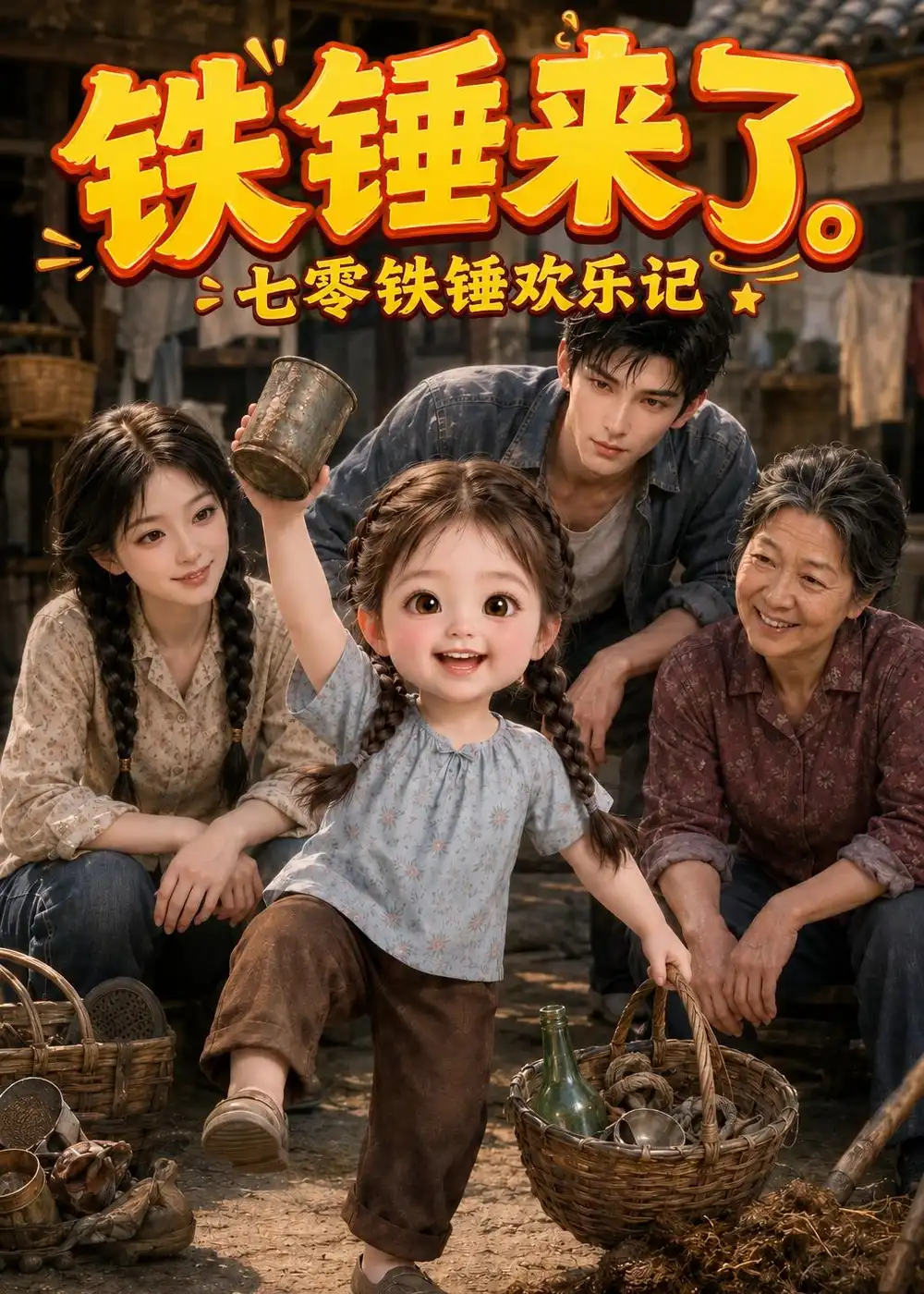 《铁锤来了：七零铁锤欢乐记&铁锤来了七零铁锤欢乐记（92集）AI短剧 (2026)》短剧全集免费在线看