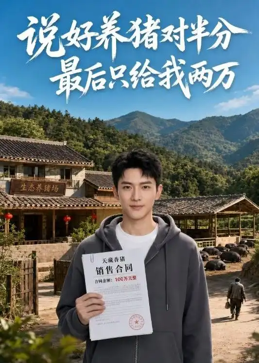 《说好养猪对半分最后只给我两万（42集）AI短剧 (2026)》短剧全集免费在线看