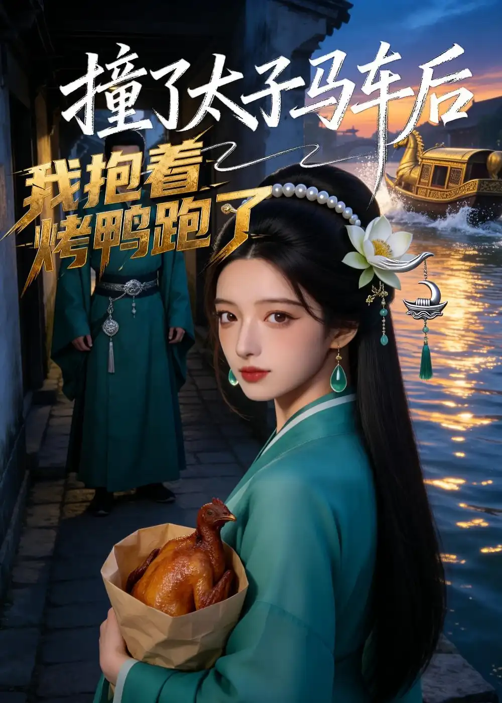《撞了太子马车后，我抱着烤鸭跑了&撞了太子马车后我抱着烤鸭跑了（50集）AI短剧 (2026)》短剧全集免费在线看