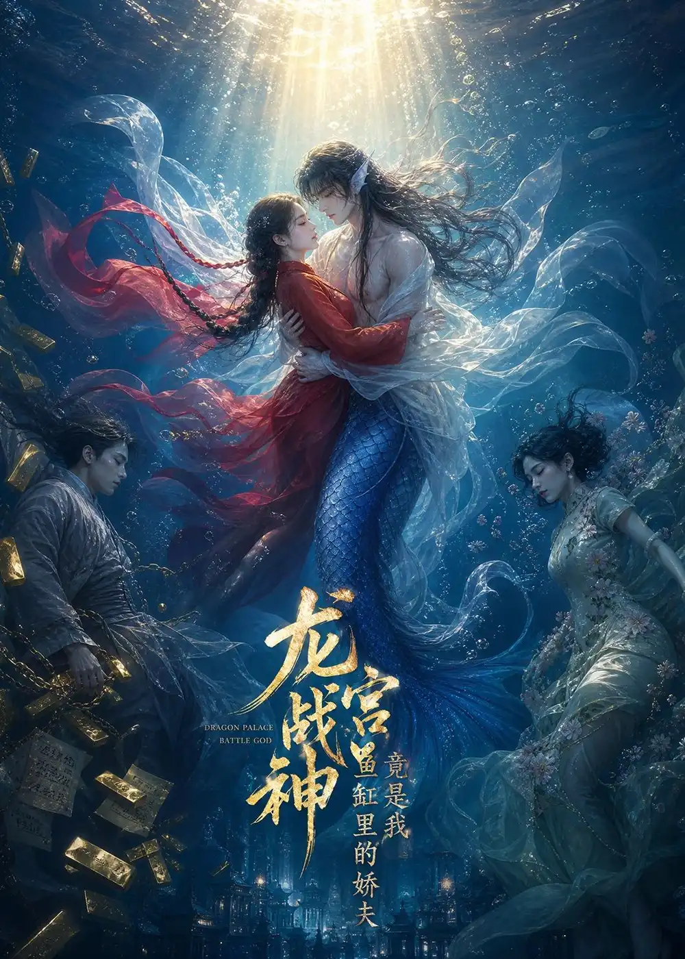 《龙宫战神竟是我鱼缸里的娇夫（54集）AI短剧 (2026)》短剧全集免费在线看