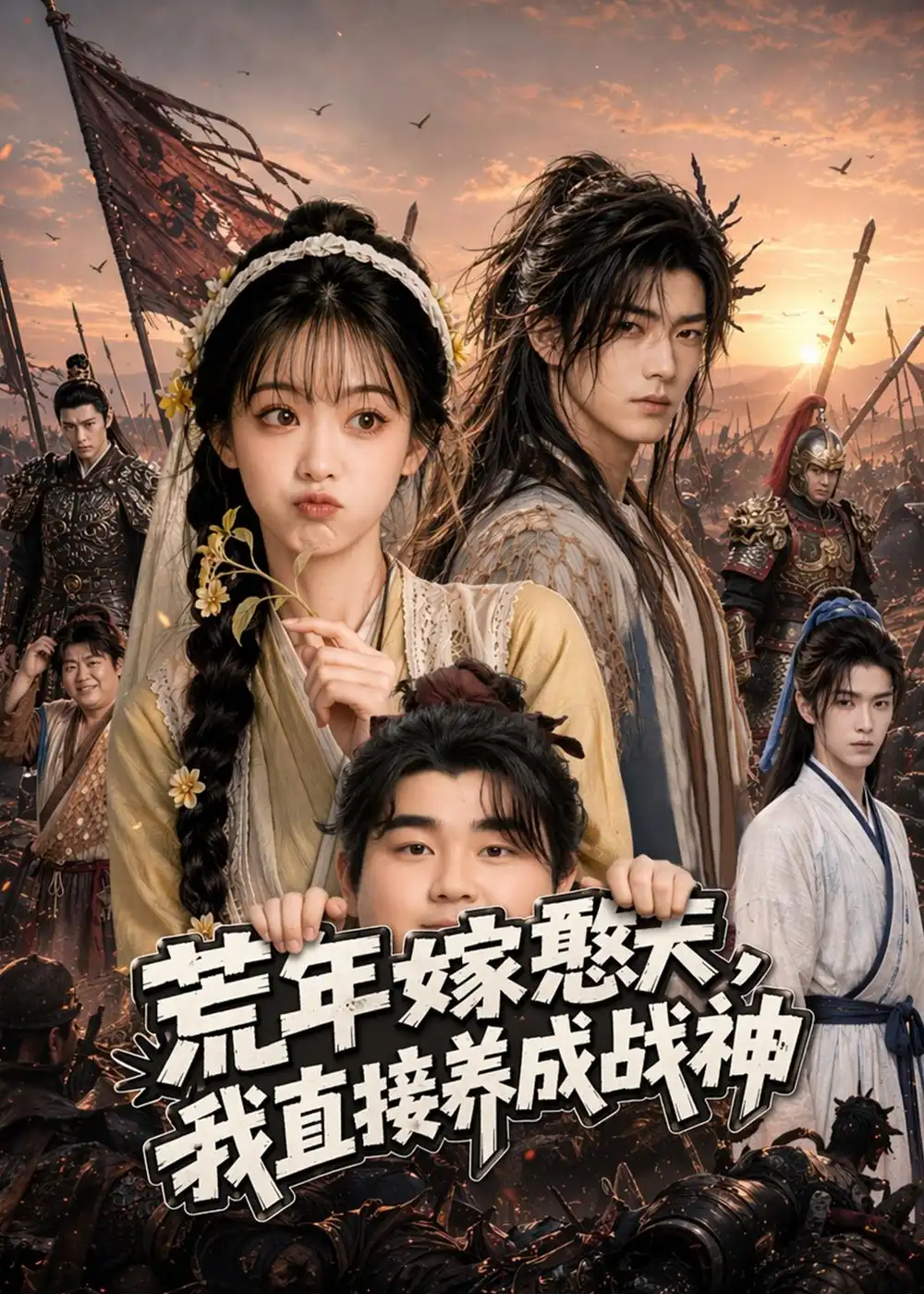 《荒年嫁憨夫，我直接养成战神&荒年嫁憨夫我直接养成战神（33集）AI短剧 (2026)》短剧全集免费在线看