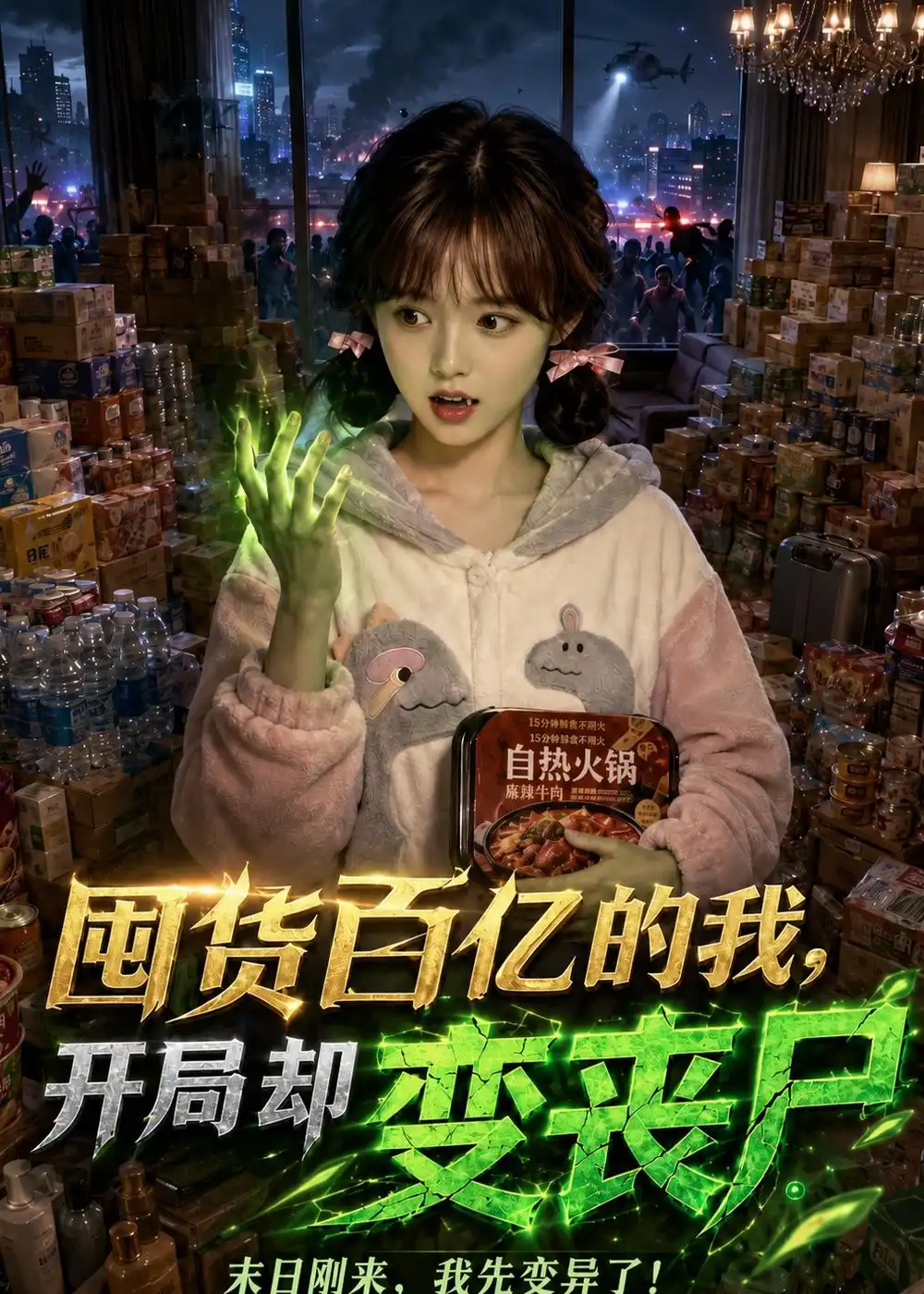 《囤货百亿的我，开局却变丧尸&囤货百亿的我开局却变丧尸（36集）AI短剧 (2026)》短剧全集免费在线看