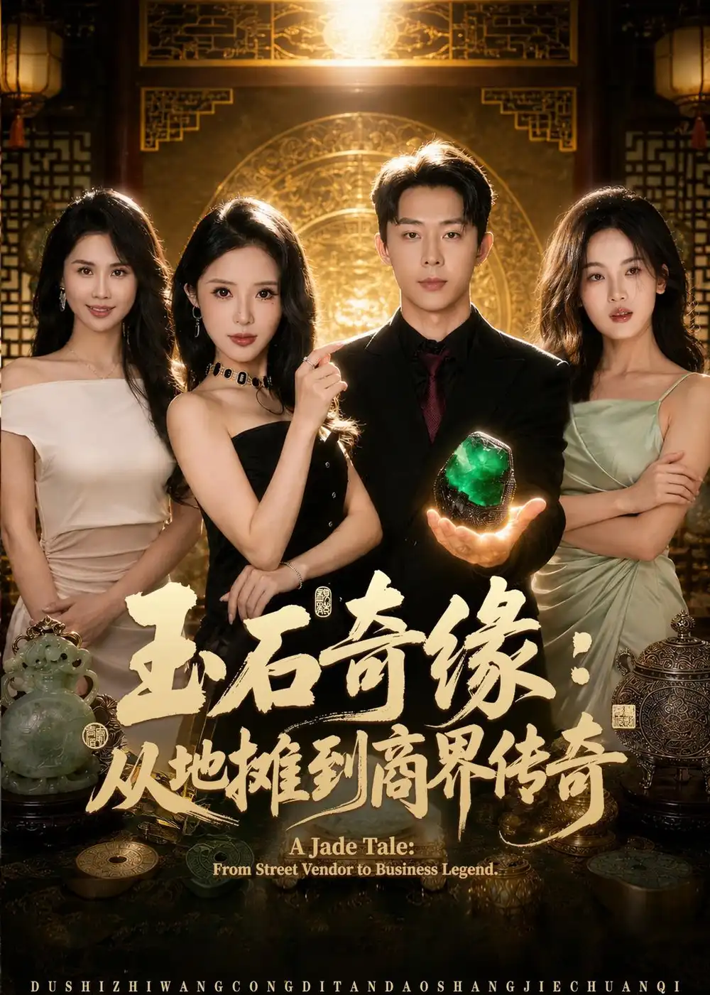 《玉石奇缘：从地摊到商界传奇&玉石奇缘从地摊到商界传奇（80集）吴温柔＆杨璐 (2026)》短剧全集免费在线看
