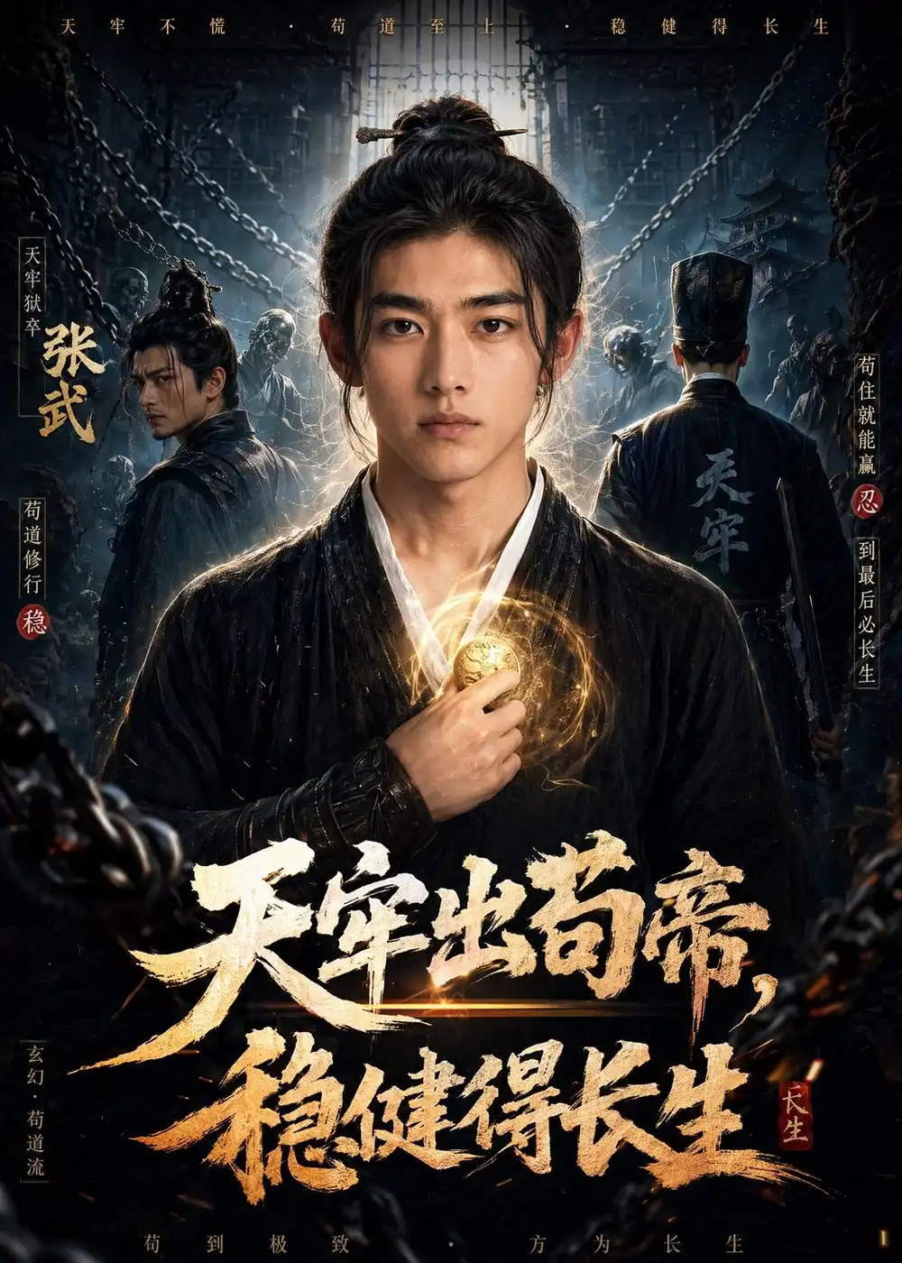 《天牢出苟帝稳健得长生（85集）AI短剧》短剧全集免费在线看