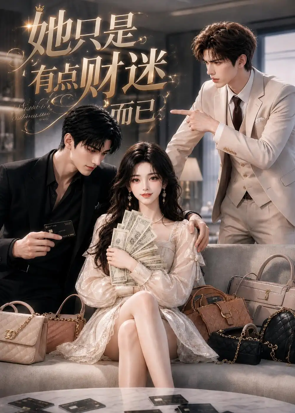 《她只是有点财迷而已（33集）AI短剧 (2026)》短剧全集免费在线看