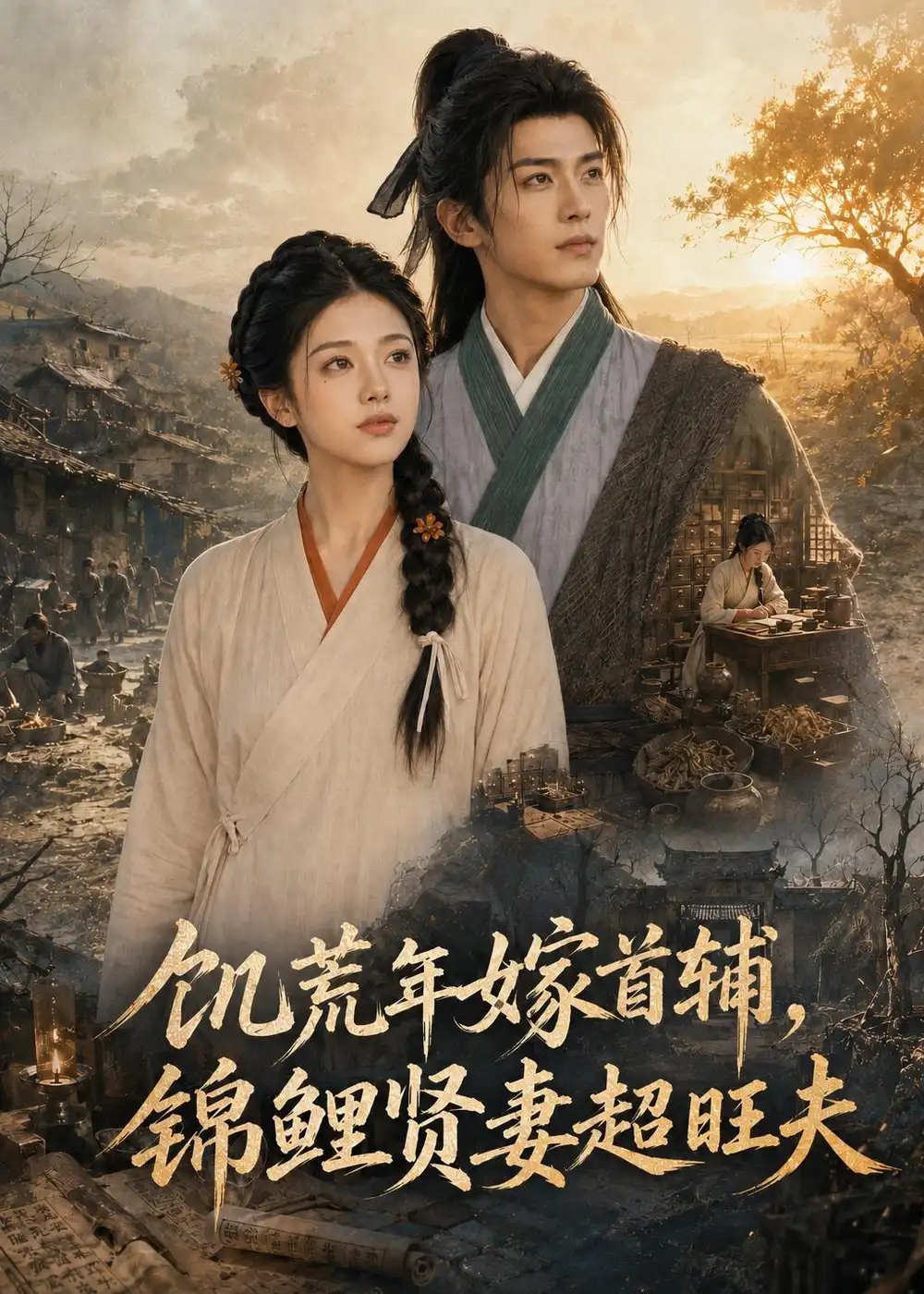 《饥荒年嫁首辅，锦鲤贤妻超旺夫&饥荒年嫁首辅锦鲤贤妻超旺夫（93集）AI短剧 (2026)》短剧全集免费在线看