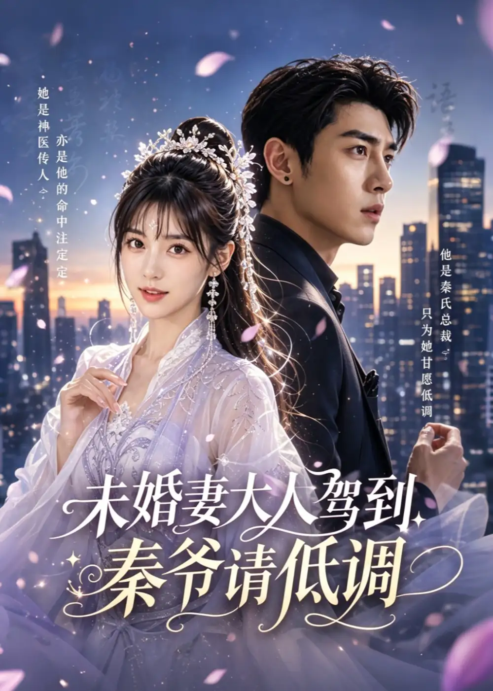 《未婚妻大人驾到秦爷请低调（59集）AI短剧》短剧全集免费在线看