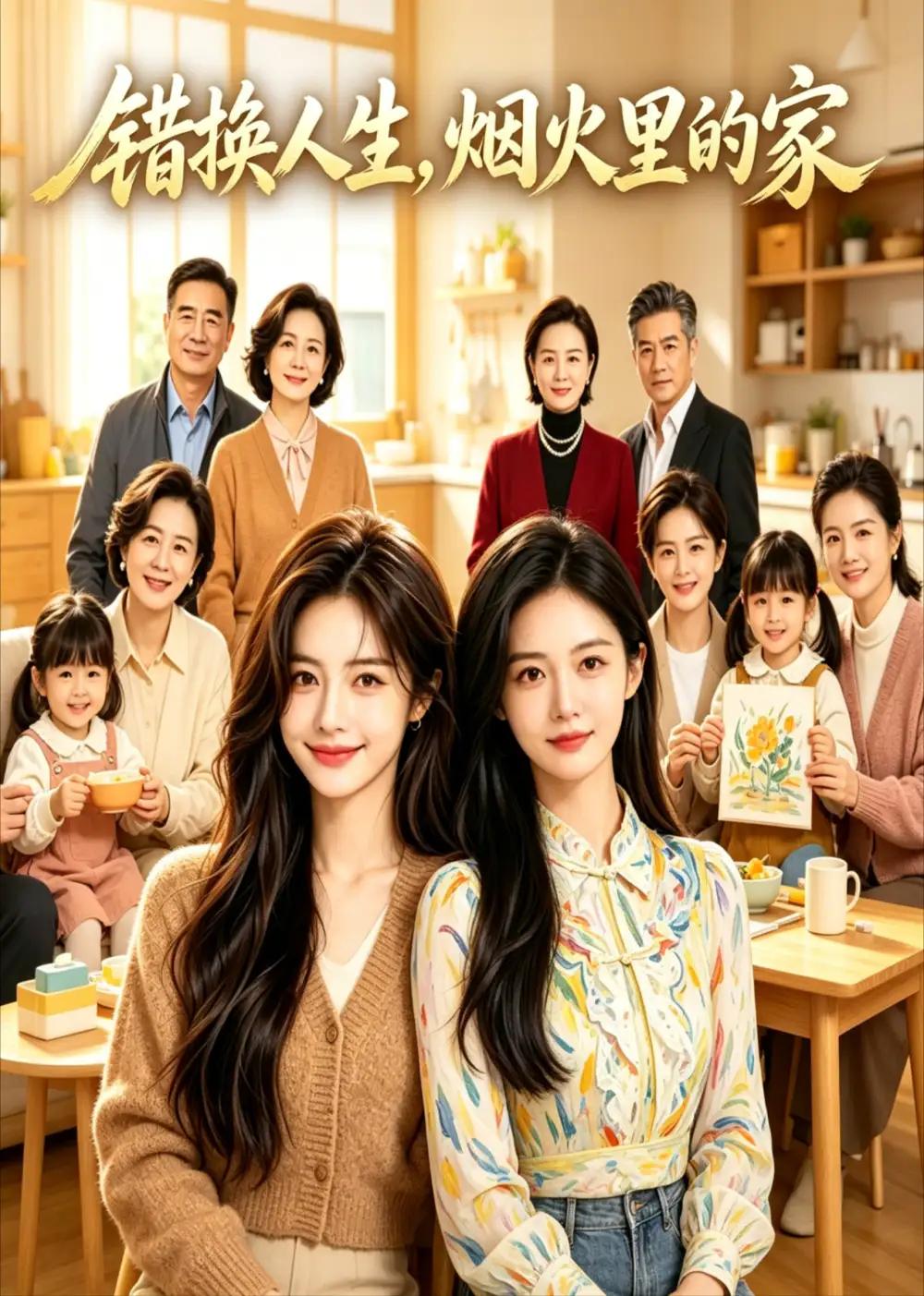 《错换人生，烟火里的家&错换人生烟火里的家（51集）AI短剧 (2026)》短剧全集免费在线看