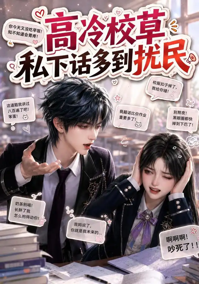 《高冷校草私下话多到扰民(88集)AI短剧》短剧全集免费在线看