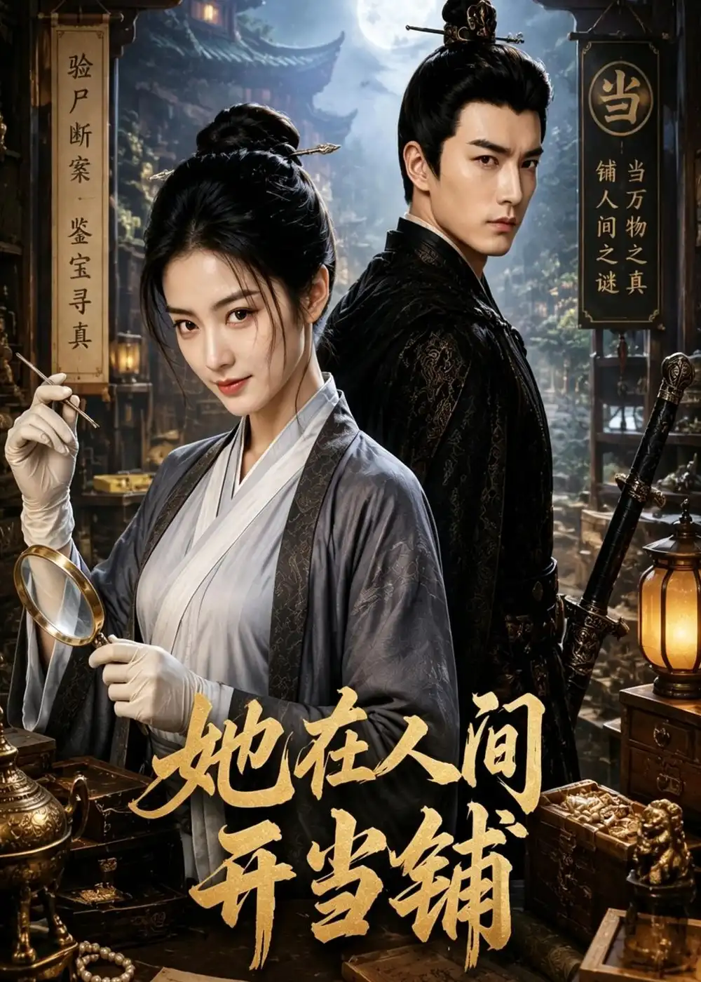 《她在人间开当铺（70集）AI短剧》短剧全集免费在线看