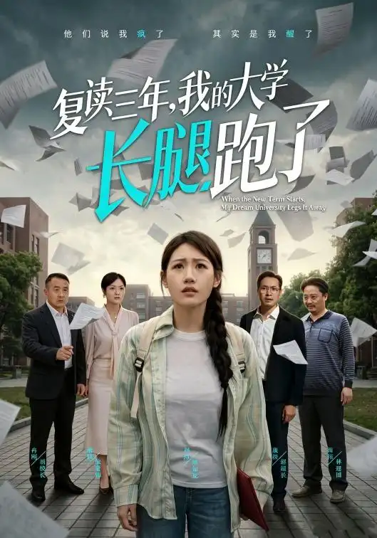 《复读三年，我的大学长腿跑了&复读三年我的大学长腿跑了（60集）刘浔＆满满》短剧全集免费在线看
