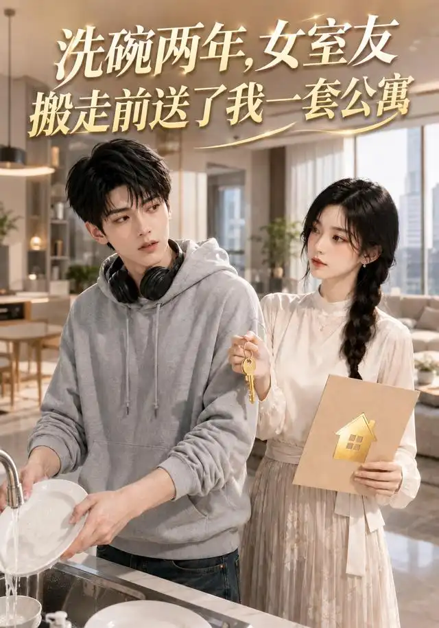 《洗碗两年，女室友搬走前送了我一套公寓&洗碗两年女室友搬走前送了我一套公寓（60集）AI短剧》短剧全集免费在线看