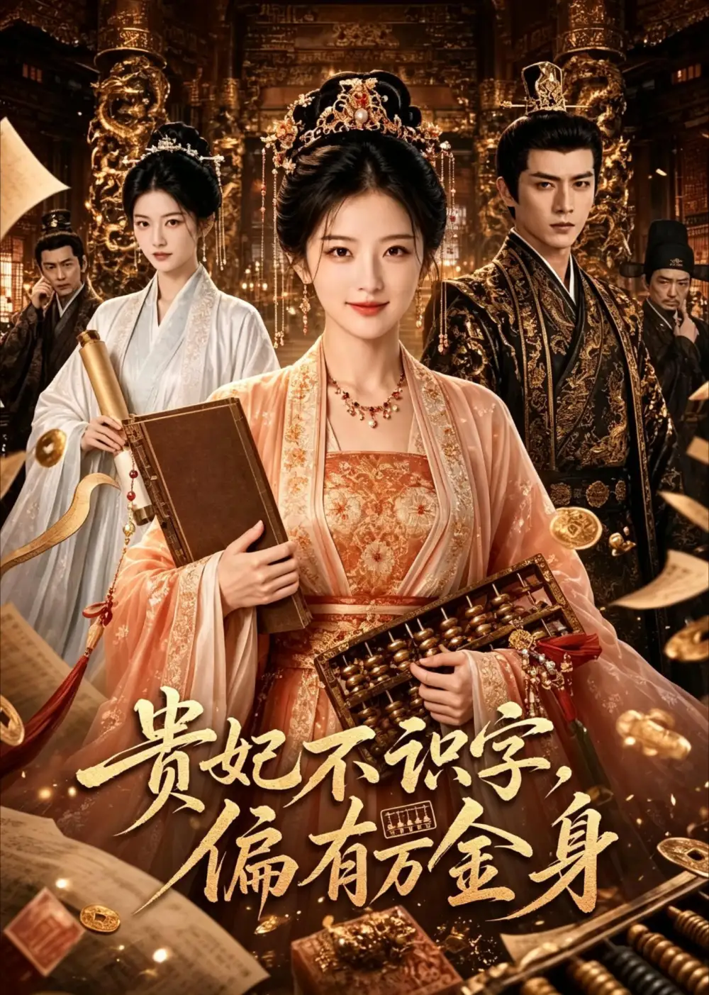 《贵妃不识字，偏有万金身&贵妃不识字偏有万金身（45集）AI短剧》短剧全集免费在线看