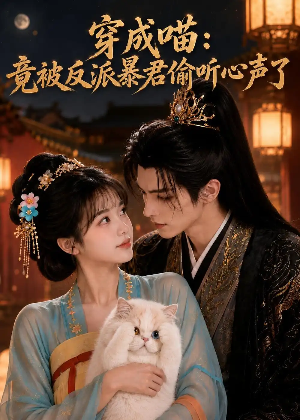 《穿成喵竟被反派暴君偷听心声了（80集）AI短剧》短剧全集免费在线看