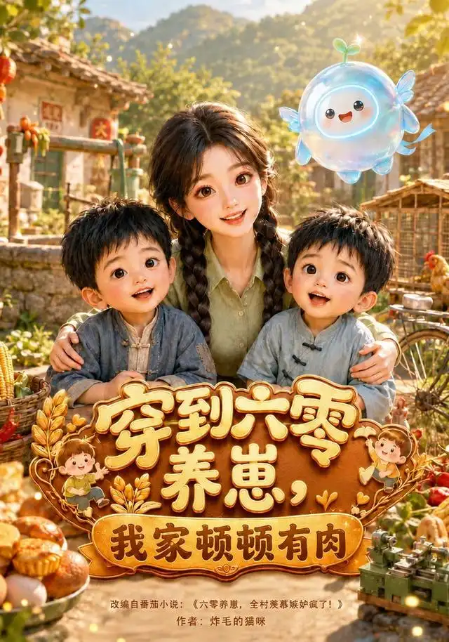 《穿到六零养崽，我家顿顿有肉&穿到六零养崽我家顿顿有肉（100集）AI短剧》短剧全集免费在线看