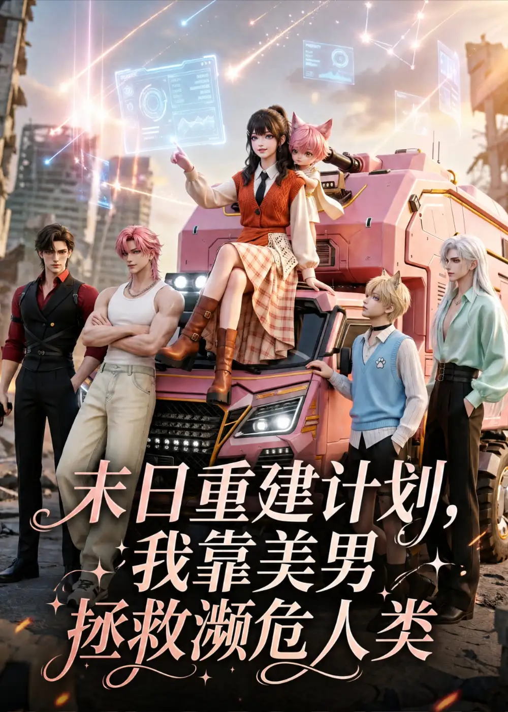 《末日重建计划，我靠美男拯救濒危人类&末日重建计划我靠美男拯救濒危人类（60集）AI短剧》短剧全集免费在线看