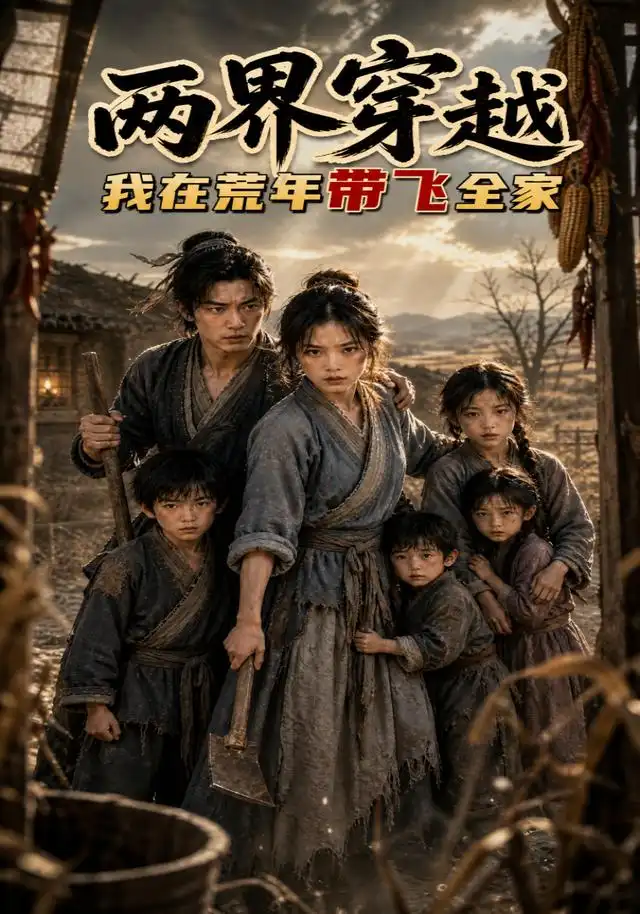 《两界穿越,我在荒年带飞全家&两界穿越我在荒年带飞全家(61集)AI短剧》短剧全集免费在线看