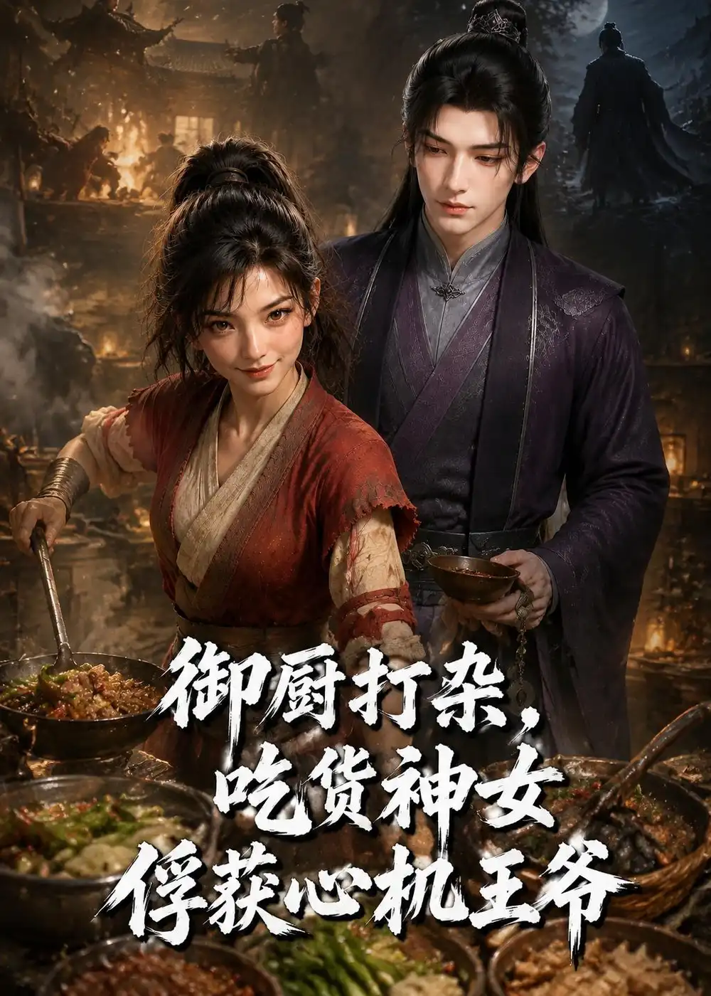 《御厨打杂，吃货女神俘获心机王爷&御厨打杂吃货女神俘获心机王爷（50集）AI短剧 (2026)》短剧全集免费在线看
