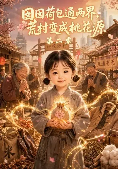 《囡囡荷包通两界，荒村变成桃花源第二季&囡囡荷包通两界荒村变成桃花源第二季（21集）AI短剧》短剧全集免费在线看
