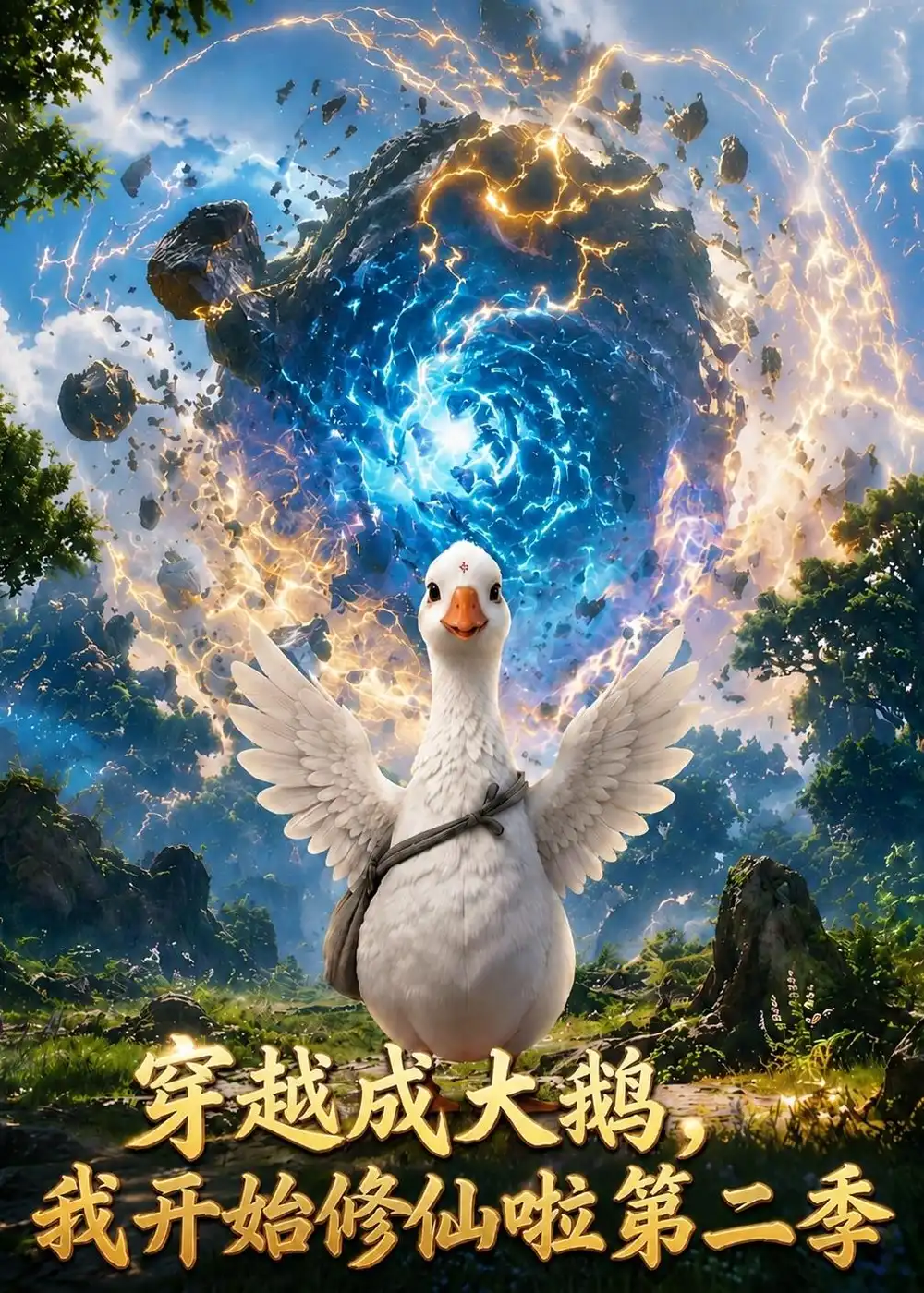 《穿越大鹅，我开始修仙啦第二季&穿越大鹅我开始修仙啦第二季（80集）AI短剧 (2026)》短剧全集免费在线看