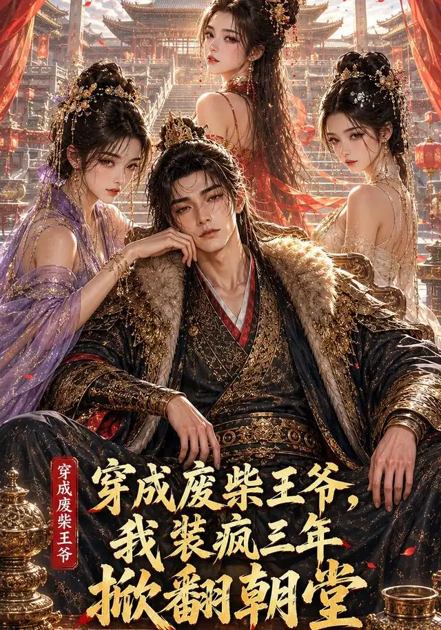 《穿成废柴王爷，我装疯三年掀翻朝堂&穿成废柴王爷我装疯三年掀翻朝堂（50集）AI短剧》短剧全集免费在线看
