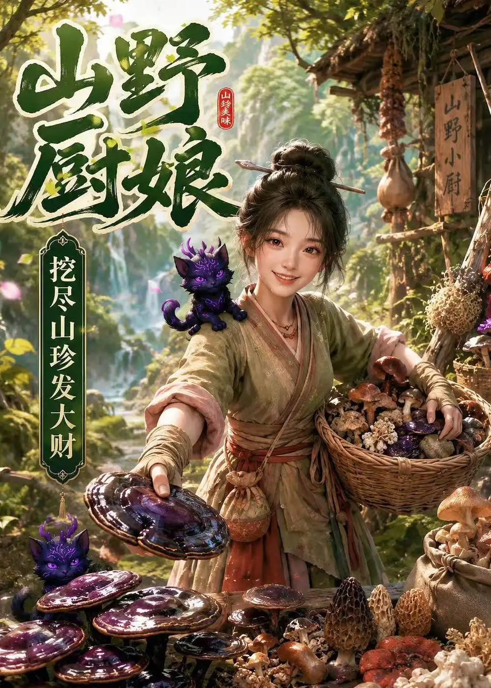 《山野厨娘挖尽山珍发大财（78集）动漫》短剧全集免费在线看