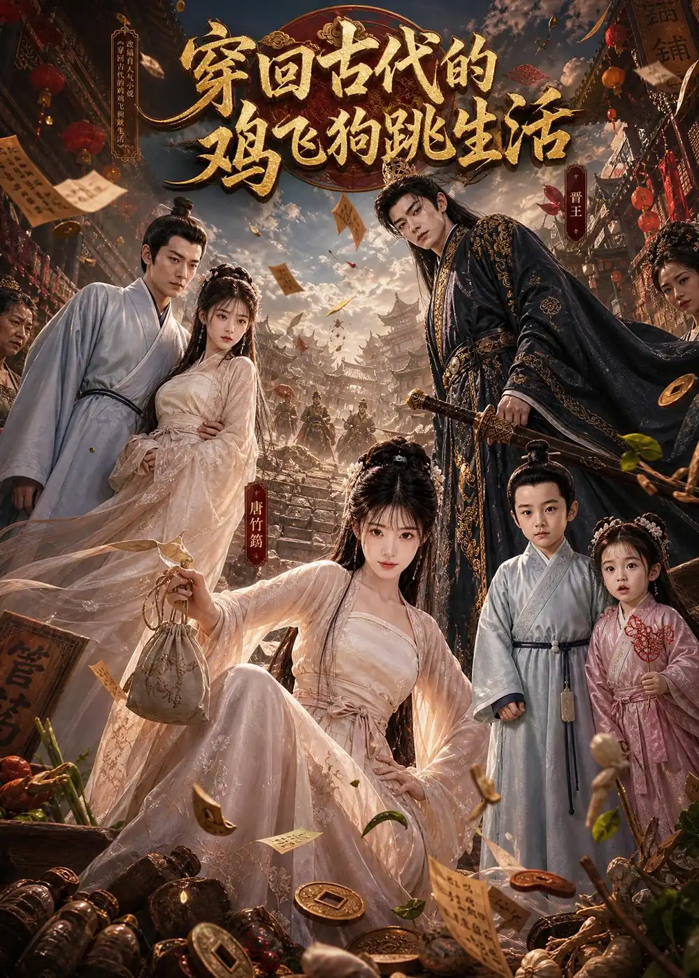 《穿回古代的鸡飞狗跳生活（135集）AI短剧》短剧全集免费在线看