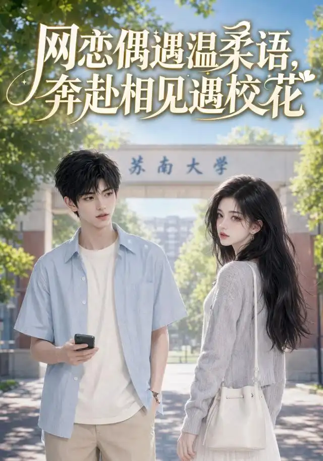 《网恋偶遇温柔语，奔赴相见遇校花&网恋偶遇温柔语奔赴相见遇校花（89集）AI短剧》短剧全集免费在线看