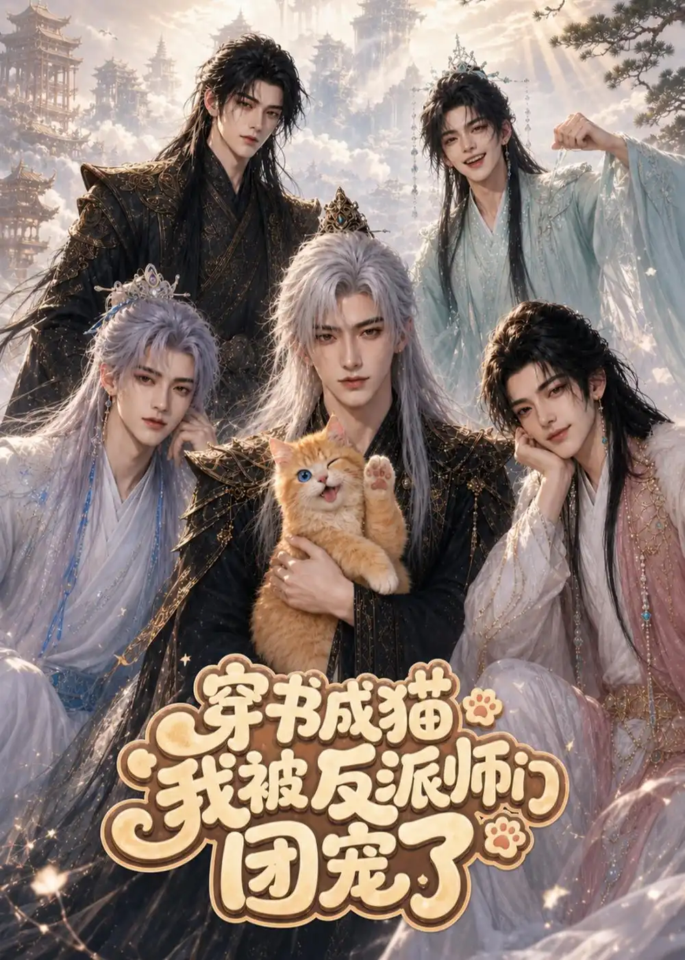 《穿书成猫我被反派师门团宠了(60集)AI短剧》短剧全集免费在线看