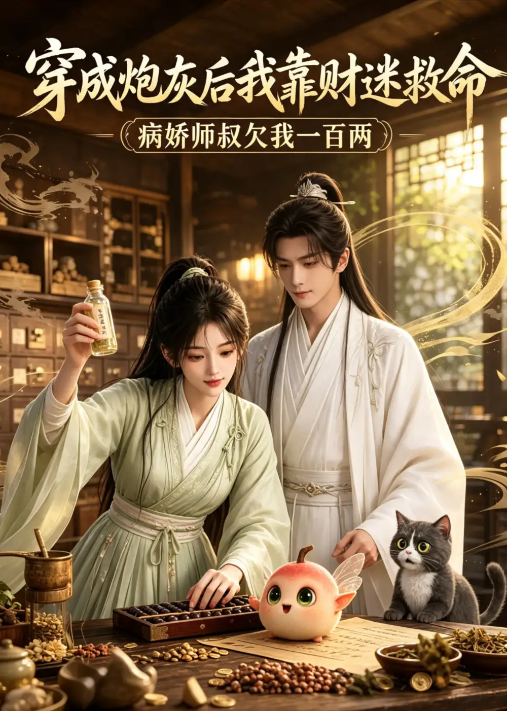 《穿成炮灰后我靠财迷救命（61集）AI短剧》短剧全集免费在线看