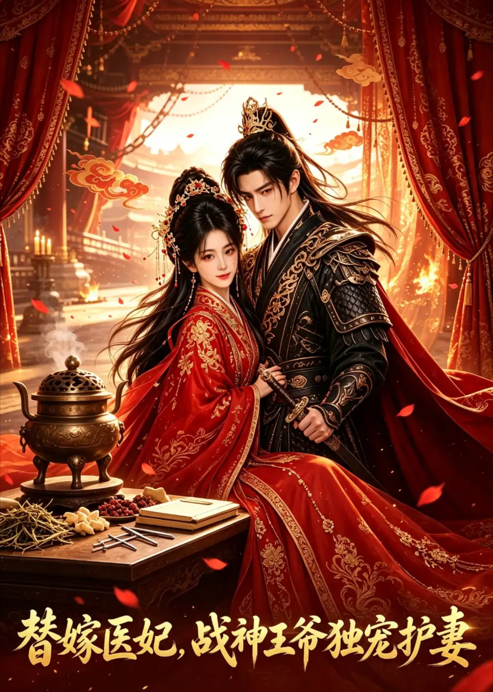 《替嫁医妃，战神王爷独宠护妻&替嫁医妃战神王爷独宠护妻（50集）AI短剧》短剧全集免费在线看
