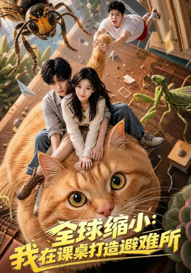 《全球缩小：我在课桌打造避难所&全球缩小我在课桌打造避难所（80集）AI短剧》短剧全集免费在线看